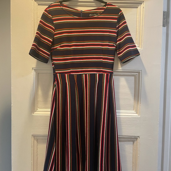 STRIPED DRESS - Picture 1 of 4